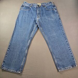 Duke Authentic Fit Superior Quality Men's Size 36 Wash Straight Leg Denim Jeans